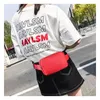 Buylor Women Waist Packs Fashion Double Pouch Bum Hip Shoulder Chest Pack Waterproof Phone Crossbody Bag 220630