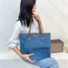 Rosa sugao axelväskor för kvinnor lyxiga högkvalitativa handväskor med stor kapacitet modedesigner handväskor shoppingväska 2st/set Nms-0728-42