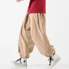 Męskie spodnie streetwear harem workowate joggingowe spodnie dresowe duże męskie krocze szerokie legalne mężczyźni spustowe spodnie 220826