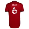 2022 Real Soccer Jerseys Player 버전 소금 Kreilach Wood Ruiz Meram Cormova Glad Math Lake Home Red Football Shirt Herrera Short