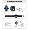 K50 Pełny dotyk okrągły ekran Bluetooth Call Smart Watch Men Waterproof Fitness Tracker Modna Sport Smartwatch na iOS Android