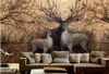 HD 3D stereoscopic Wallpaper Mural tree vine Wall paper Mural For Kids Living Room Bedroom Sofa TV Background Decoration