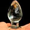 50 mm / 60 mm großer Glasdildo gefälschter Penis Kristall Analperlen Butt Plug Prostata Massagebaste G-Punkt weibliche Masturbation Sexy Spielzeug Schönheitspunkte