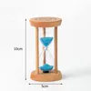 Autres arts et métiers Mode 3 minutes Cadre en bois Verre de sable Sablier Compteur de temps Compte à rebours Accueil Cuisine Minuterie Horloge Décoration Cadeau