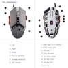 Souris de jeu Macro de jeu universelle résolution maximale USB filaire lumières optiques souris de jeu pour ordinateur Pro Gamer souris USB