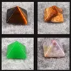 Pyramid Gemstone Натуральная каменная вечеринка Party Crystal Quartz Целебные кристаллы Crystal Chakra Домашнее Оформление Оформление Украшения Ремесла