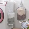 Worki do prania składane w koszyków z sieci Organizer Kosze do przechowywania kosze łazienki domowe półki ścienne