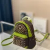 HH High Quality Ladies Diamonds Rivet Backpack Style Woman Handbag Clutch Crossbody Shoulder Bag Wallet Designer Womens Backpacks School Book Bookbag