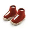 Unisex Baby Shoes Walkers Toddler First Walkers Kids Girl Soft Rubber Sole Boys Shoe Knit Booties Anti-slip