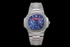 TW 5740/1G-001 wrist watch diameter 40 mm equipped with Cal240 Zhalda automatic chain movement 9 point position week and 24 hours lunar phase display disk