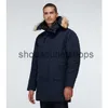 Nuovo stile antivento designer uomo langford parka piumino bianco tessuto canadese Chaqueton cappotto esterno piumino con cappuccio