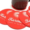 Personlig partipresentanpassning Ekofriendly Silicone Glass Drink Cup ers set Promotion Gifts Mats Pads 220621