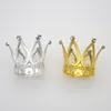 Mini Cake baking decorations Crown Cake Topper Vintage Tiara Toppers Baby Shower Birthday Decoration For Boys & Girls