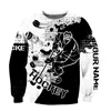 Dark Plstar 3D المطبوعة الهوكي المخصص الاسم الشيطان هدية Harajuku Streetwear Pullover Casual Usisex Hoodies Sweatshirt zip Style 2 220704GX