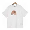Homens de designer de alta qualidade Palms de palmas das palmas das camisetas de manga curta camiseta de camiseta feminina camaretas femininas