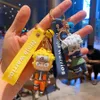 Anime Keychain Cartoon Sasuke Car Creative Key Pendant Silicone Doll Bag Decoration Keyring