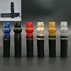 DHL Resin Drip Tip For Hookah Arba Shisha Smoking Portable Colorful Paillette Mouth Tips Filter With Lanyard