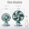 USB -prylar Ny 360 ° Clip Fan Cooling Mini Portable 3 Speed ​​Super Mute Cooler For Office Desktop Cool Fans Car Home Travel