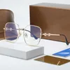 Sommer hochwertige berühmte Sonnenbrille übergroße flache Oberseite Damen Sonnenbrille Kette Frauen quadratische Rahmen Modedesigner mit Verpackungsboxen 2525