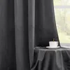 Curtain & Drapes Solid Velvet Blackout Curtains For The Bedroom Living Room Window Custom Size Black Luxury CurtainCurtain