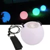 Party Decoration POI LED Luminous Throw Balls Diameter 8cm for Belly Dance Stage Performance Talent Show Hand Props Gradient Change Color SN4552