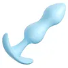 Soft Silicone Anal Plugs Stimolatore per principianti Trainer sexy Play Toy Nuovo