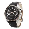 Sport Men's Sport Fashion Watch 44mm Grande discagem manual Ring Strap Multifunction Carro Timing automático Business Watch Watch