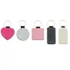 Fashion Keychain Glitter Heart Form Key Ring Party Heat Transfer Blank Square Pendant Festival Parties Gift