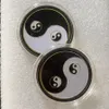 Hediyeler Çin Tai Chi Siyah Beyaz Taoizm Işareti Antik Sekiz Diyagramları Altın Sikke Koleksiyonu Poker Kart Guard ile Para Kapsül.cx