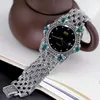 Polshorloges dames klassiek Thaise zilveren armband Watch s925 jade horloges echte banglewristwatches hect22