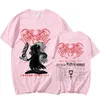 Ghostemane Europe Tour Doublesided Graphic Print Tshirt Men Harajuku T Shirt Streetwear Cool Tshirt Hip Hop Top Tee Male 220610