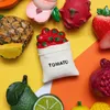 3D bionic food refrigerator paste fruit model magnets home decoration banana pineapple lemon strawberry fridge magnetic 220426