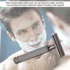 Maquinilla de afeitar de seguridad de doble filo para hombre, afeitado clásico con herramienta de cubierta protectora Base 0314
