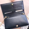 1955 Horsebit Bags Woc Evening Bags Designer Cross Body Vintage Sadel Coin Purse Long Card Holder Women Phone Purs på Wallet On Chain Fashion Messenger Bag Handväskor