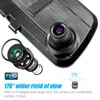 4.3 In Auto DVR Dash Camera View View Dual Lens 1080P Full HD Cycle Recording Dash Cam Video Recorder Mirror Dash CAM Black Box H220409