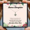 Anhänger Halskette Bonus Tochter Halskette für Frauen Model Mutter weibliches Herz Schmuck Weihnachtsgeburtstag Geschenke269p
