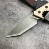 Miller Bros.Blades M27 Recht mes AUS-8 Tanto Blade G10 handvat met Kydex schede Survival Militaire Tactical Gear Defense Outdoor Jacht Camping Zakmessen