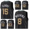 Printed 75th Anniversary Basketball Brandon Clarke Jersey 15 Desmond Bane 22 Jaren Jackson Jr 13 DeAnthony Melton 0 Kyle Anderson 1 Ja Morant 12 Color Man Kids Women