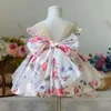 Robes de fille enfants vêtements espagnols filles Lotia sans manches avec culotte enfants fête d'anniversaire tenues bébé grandes robes de bal en vrac vêtementsgirl'