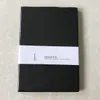 Pappersprodukter Handgjorda läder Notepads Black Envelope Agenda Luxury Office School Supplies Notebooks Personlig dagbok