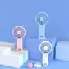 Handheld Mini Fan Portable Pocket Hand Held Fans USB Gadgets Rechargeable 3 Speed Personal Desk Fan for Student Home Office Summer Travel