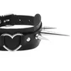 Chokers harajuku chocker sexiga hjärta nitar svart goth punk gotisk choker halsband för kvinnor hip hop smycken gåvor schokers gudl22