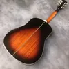 Guitare acoustique en épicéa massif couleur coucher de soleil modèle 41 pouces 160