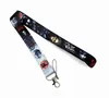 Halloween Horror Movie Lanyard för nyckelchain ID -kort Omslag Pass Telefon Badge Holder Key Rem Rems Telefontillbehör