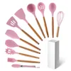 11PCS Kitchen Silicone Cooking Utensils Set Setick Spatula Gadget Spoon Tools de cozinha Ferramentas de cozinha kit de ferramentas de cozinha