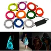 Strips 2m/5m 3V Flexibele neon lichtglow El draad touwtape Kabelstrook LED -lichten Schoenen Kleding Auto Waterdichte stripsled