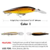 High Quality K1629 11.5cm 10.5g Hard Minnow Fishing Lures Bait Life-Like Swimbait Bass Crankbait for Pikes/Trout/Walleye/Redfish Tackle Strong Treble Hooks 200pcs/Lot