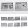 Ring Earrings Bracelet Cufflinks Jewelry Box Organizer Watch Tray Drawer Insert Display Stand Holder Rack Storage Showcase 220617