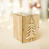 Weihnachtsbaum Geschenkbox Buchstabe Elch Kerzenhalter Kerzenständer Tischlampe für Teelichtdekoration