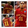 NCAA Custom Iowa State Cyclones Stitched Basketball jerseys 1 Tyler Harris 4 George Conditt IV 10 Xavier Foster 33 Solomon Young 11 Dudley Blackwell 13 Javan Johnson